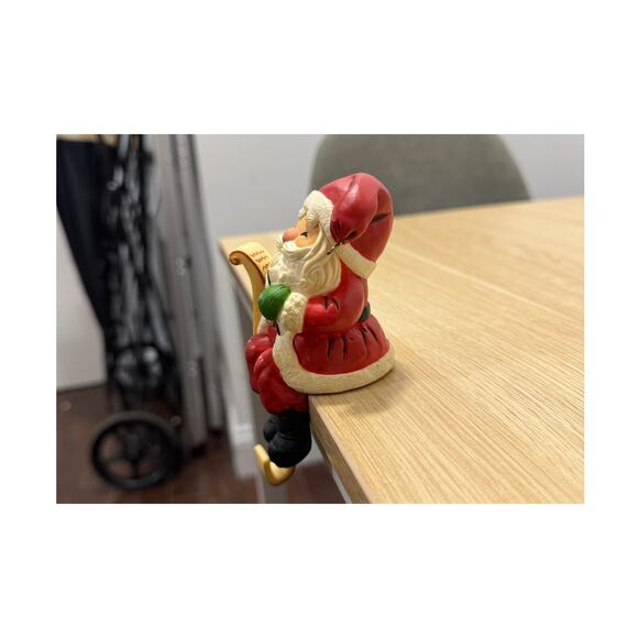 Hallmark CHRISTMAS Santa Claus Stocking Hanger VINTAGE - Picture 6 of 6